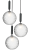 lampa wisząca, lampa sufitowa  Nuura