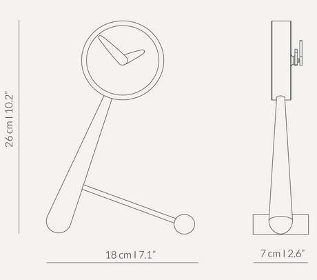 zegar stołowy, zegar stojący  Nomon