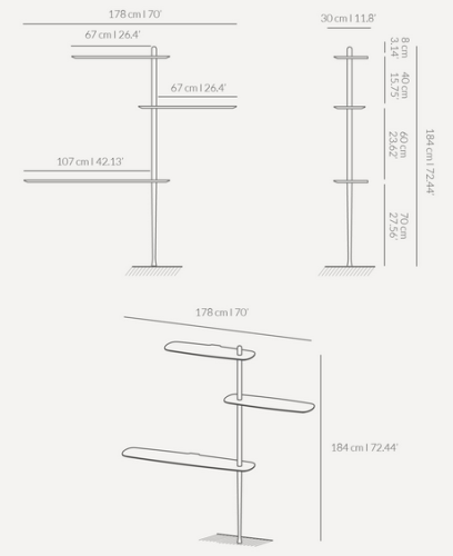 regał, regał Nomon