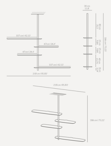 regał, półka Nomon