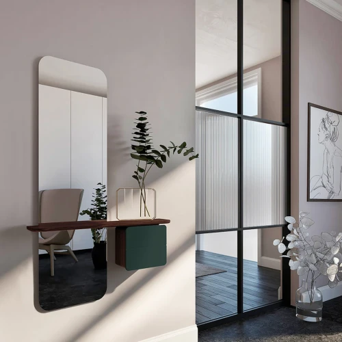 lustro, lustro z półką Umage