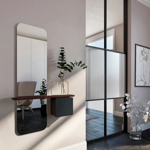 lustro, lustro z półką Umage