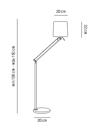 lampa podłogowa, lampa Alma Light