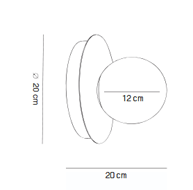 lampa ścienna, kinkiet   Alma Light