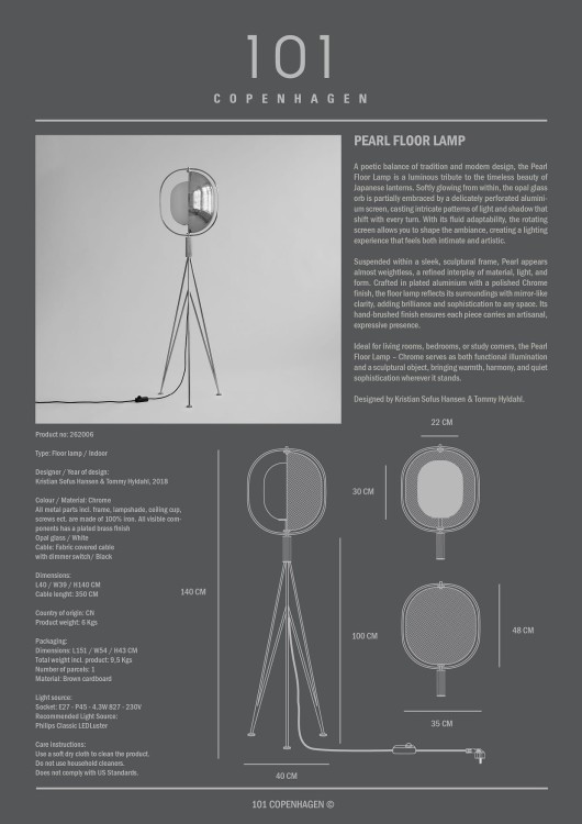 lampa podłogowa, lampa  101Copenhagen