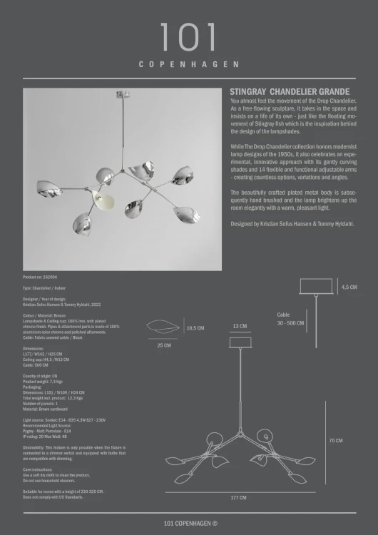 lampa wisząca, lampa  101Copenhagen