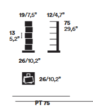 regał, regał stojący Opinion Ciatti