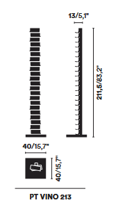 regał na wino, stojak na wino Opinion Ciatti