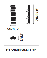regał na wino, stojak na wino Opinion Ciatti