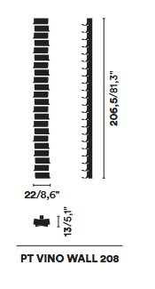 regał na wino, stojak na wino Opinion Ciatti