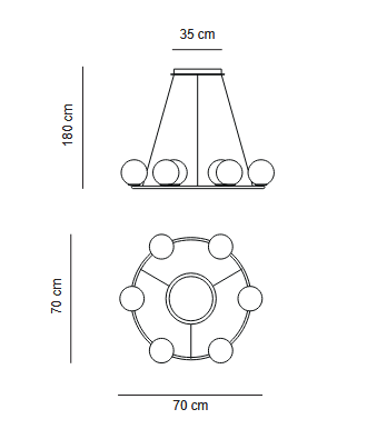 lampa wisząca, lampa   Alma Light