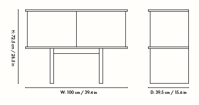 komoda, komoda  Ferm Living
