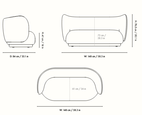 sofa, sofa  Ferm Living