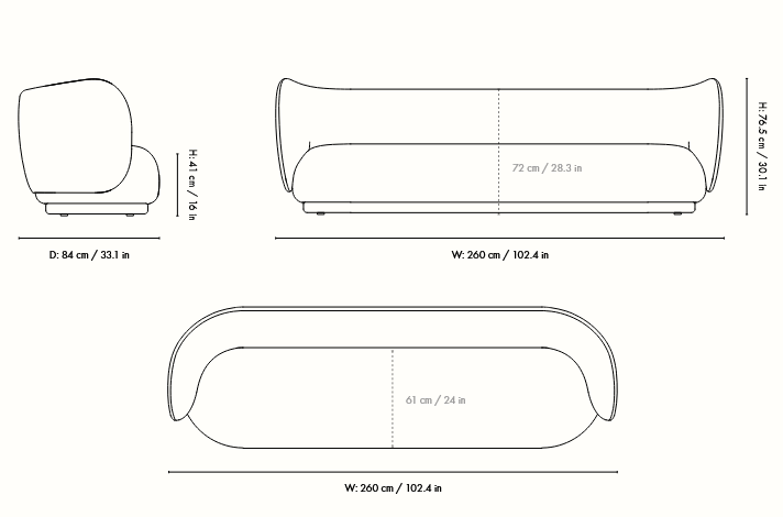 sofa, sofa  Ferm Living