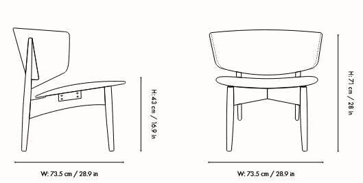 fotel, fotel Ferm Living
