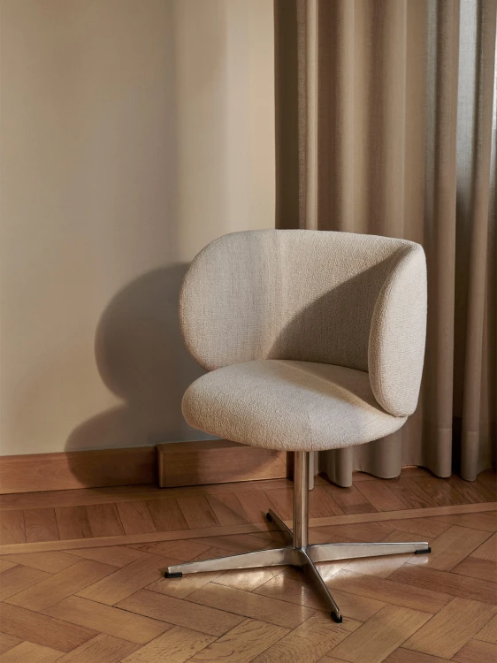 fotel, krzesło, fotel obrotowy Ferm Living