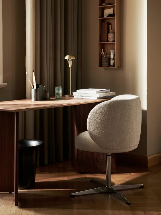 fotel, krzesło, fotel obrotowy Ferm Living
