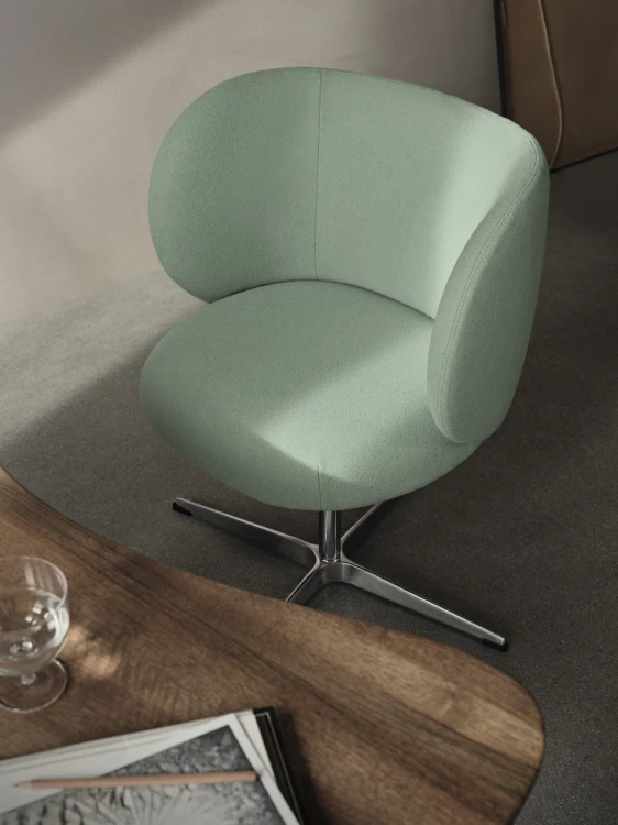fotel, krzesło, fotel obrotowy Ferm Living