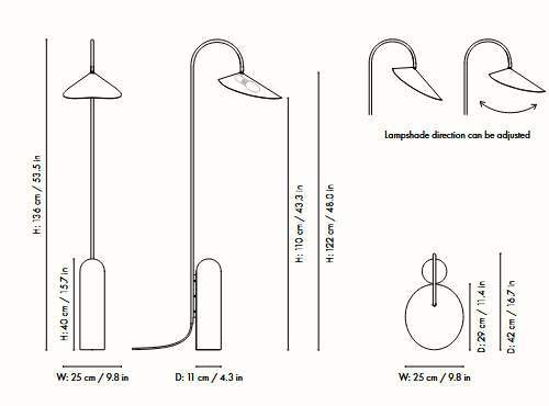 lampa podłogowa, lampa Ferm Living