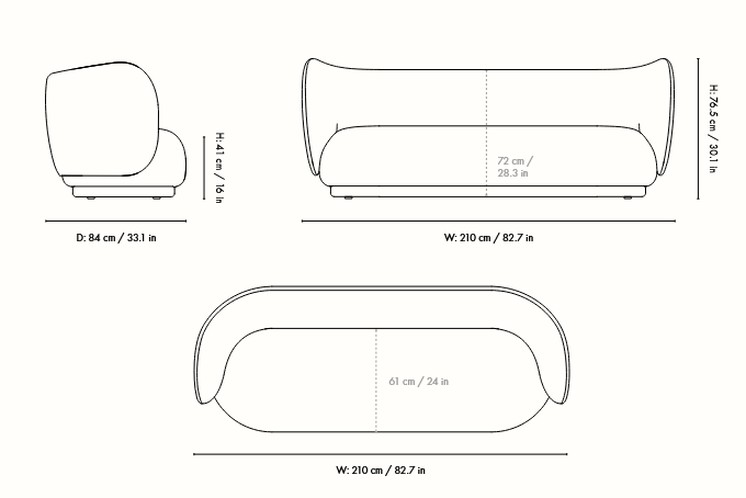 sofa, sofa  Ferm Living