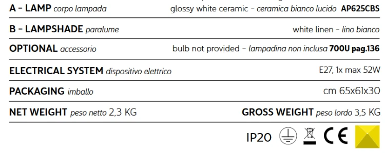 lampa  ścienna, kinkiet  Karman