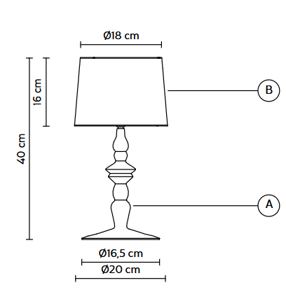 lampa  stołowa, lampa  Karman