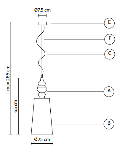 lampa  wisząca, lampa  Karman