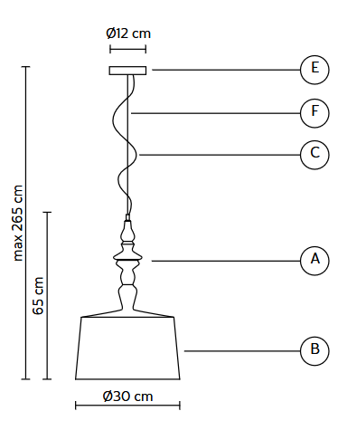 lampa  wisząca, lampa  Karman