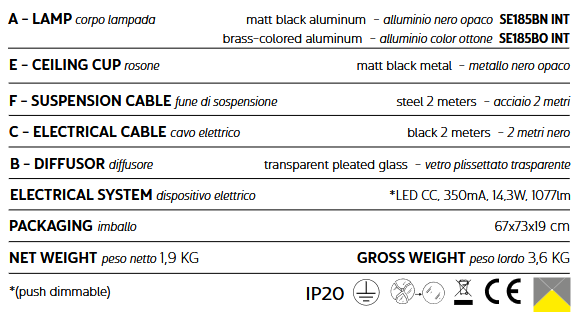 lampa  wisząca, lampa  Karman