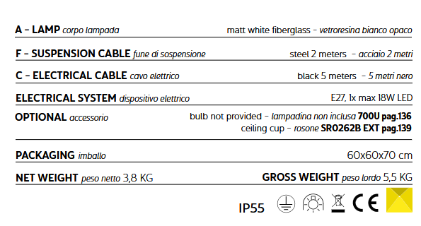 lampa  wisząca, lampa ogrodowa  Karman