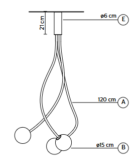 lampa  wisząca, lampa Karman