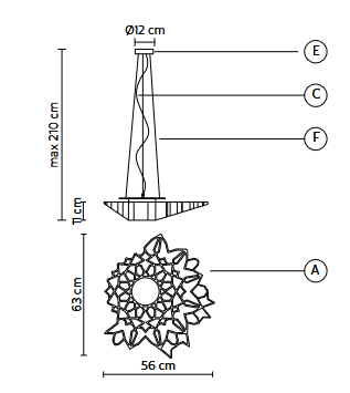 lampa wisząca, lampa Karman