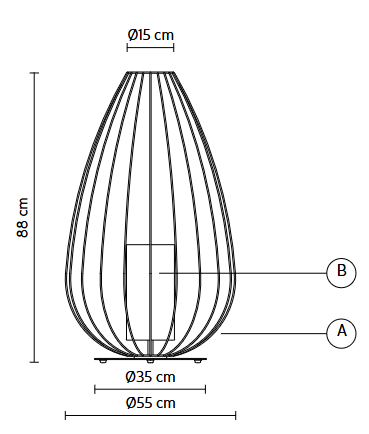 lampa stołowa, lampa Karman