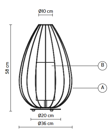 lampa stołowa, lampa Karman