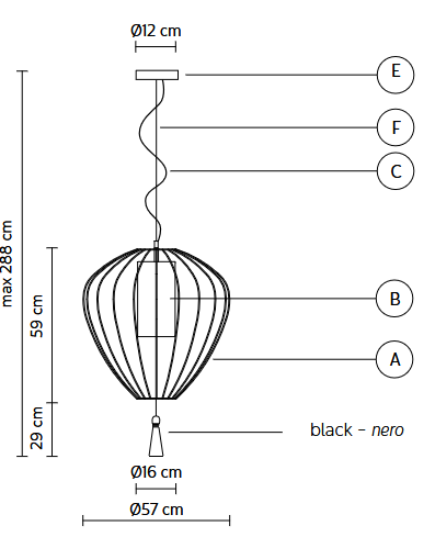 lampa wisząca, lampa Karman