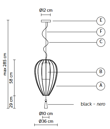 lampa wisząca, lampa Karman