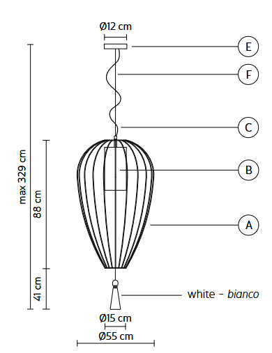 lampa wisząca, lampa Karman