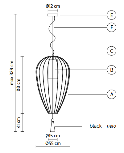 lampa wisząca, lampa Karman