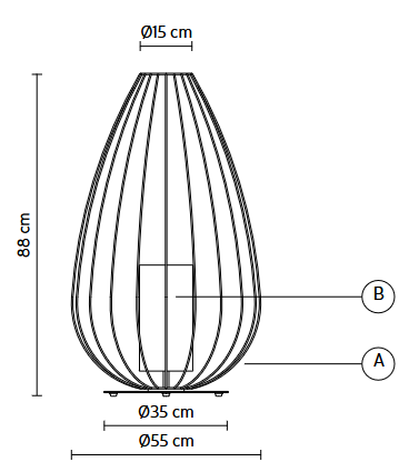 lampa stołowa, lampa Karman
