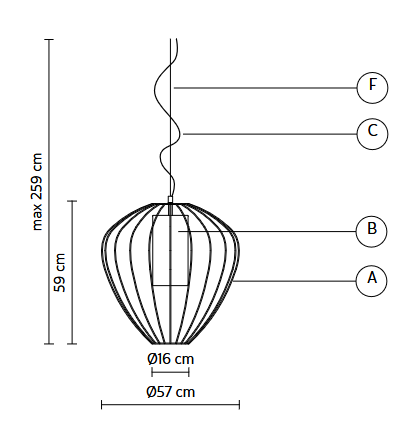lampa wisząca, lampa Karman