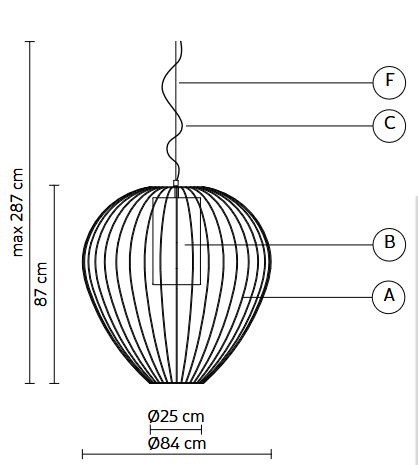 lampa wisząca, lampa Karman