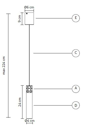 lampa wisząca, lampa sufitowa  Karman