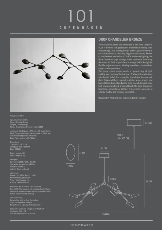 lampa wisząca, lampa  101Copenhagen
