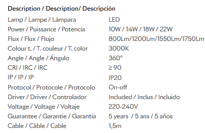 lampa wisząca, lampa Robin