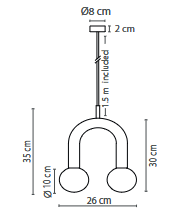 lampa wisząca, lampa Robin