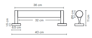 lampa ścienna, kinkiet Robin