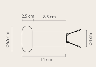lampa ścienna, kinkiet Robin