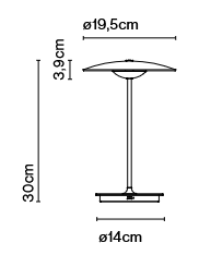 lampa  stołowa, lampa Marset