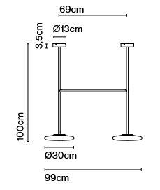 lampa wisząca, lampa sufitowa Marset