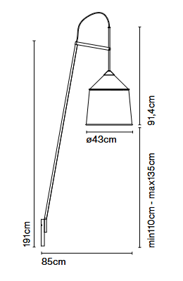 lampa podłogowa, lampa Marset